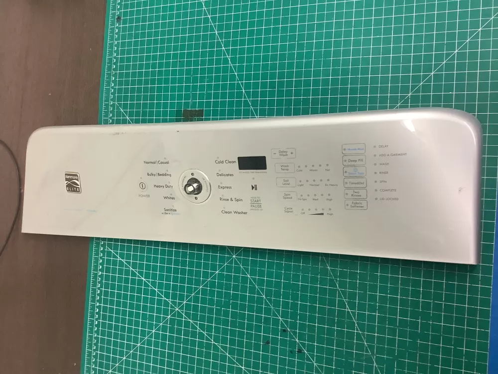 W10737756 Kenmore Washer Control Panel