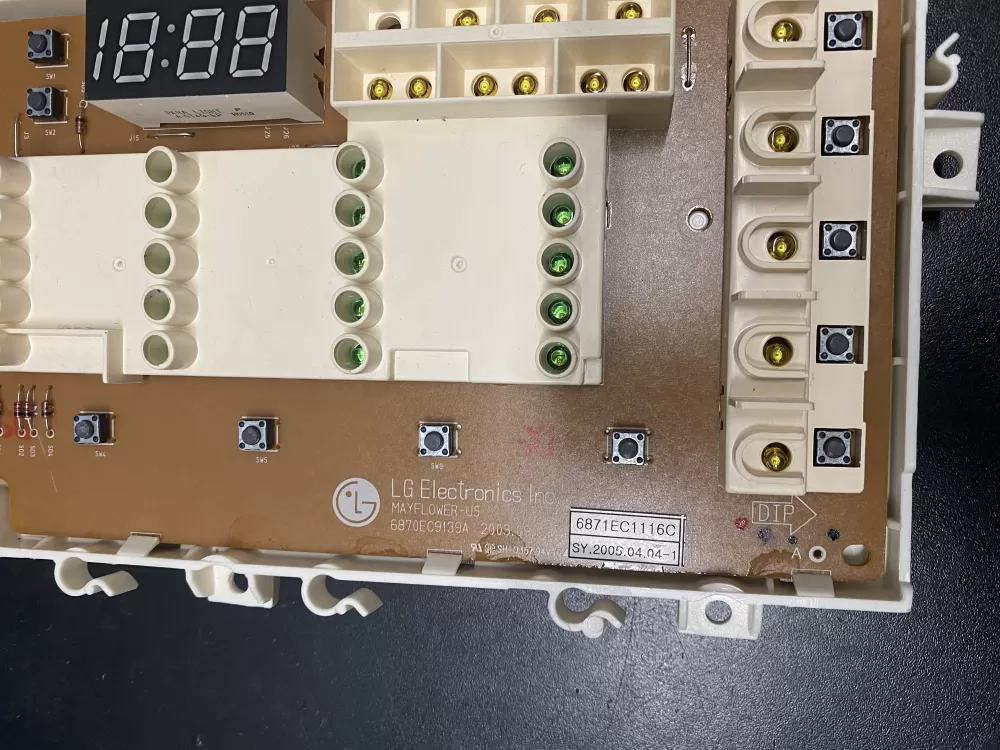 LG 6870EC9139A 6871EC1116C Washer Control Board