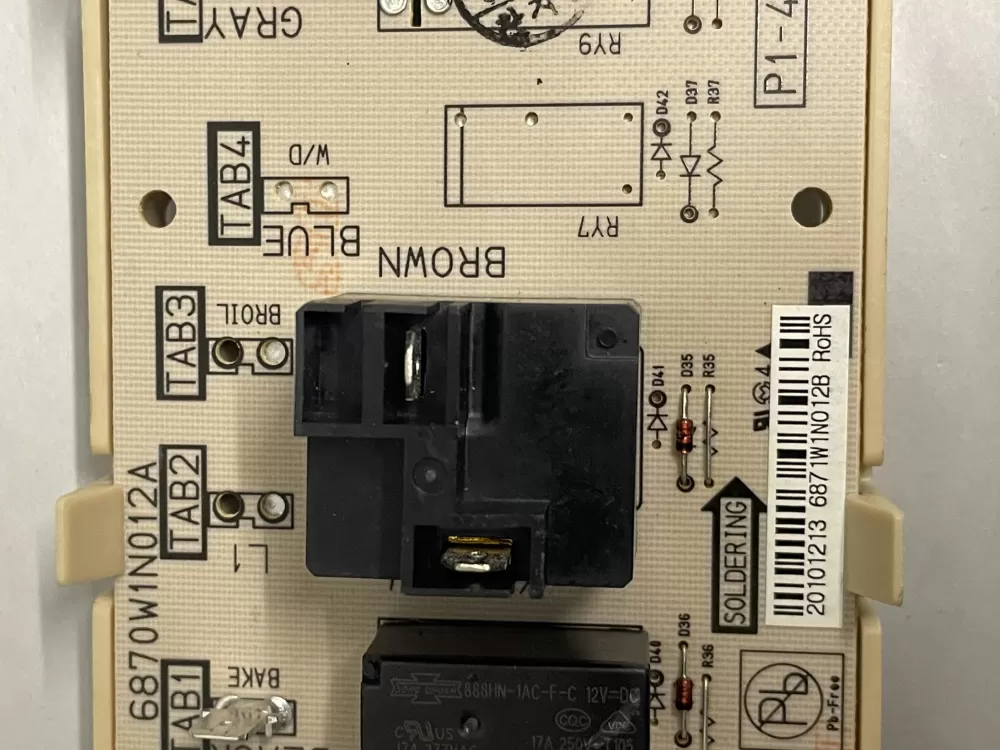 LG 6871W1N012B Range Oven Control Board AZ208615 | KM353