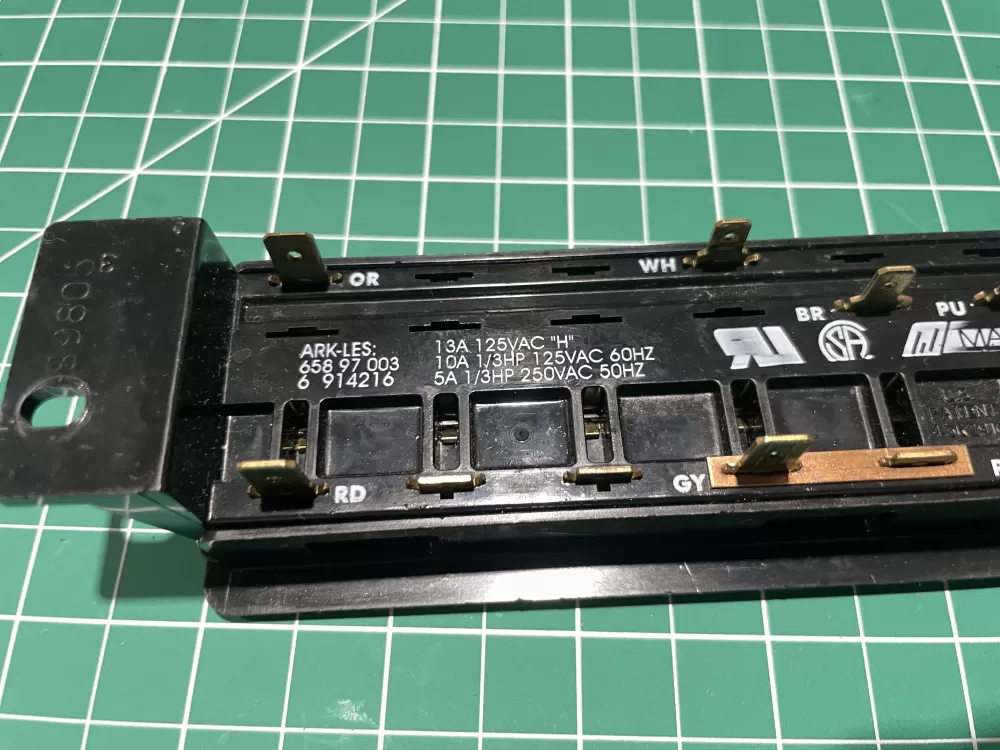 Maytag 97 003 Dishwasher Button Switch Panel Ark les AZ129369 | Wm2321