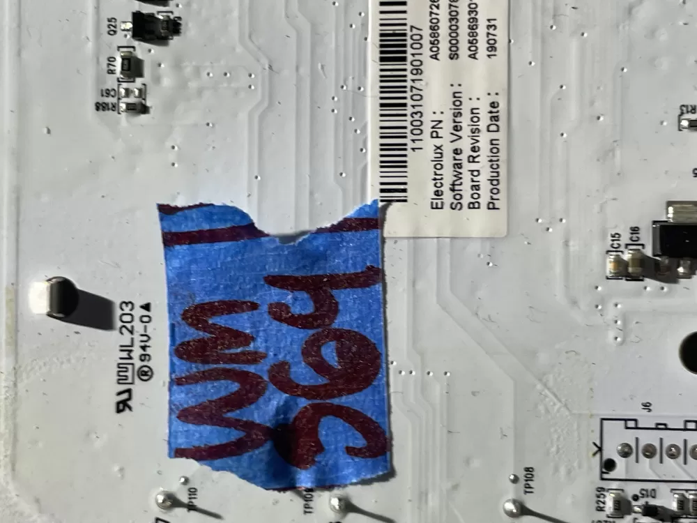 Frigidaire A05860726/A Refrigerator Control Board Display AZ39946 | Wm369