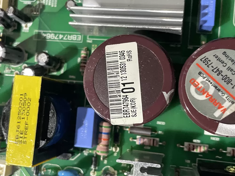 LG EBR74796401 Refrigerator Control Board AZ201316 | Wmv877