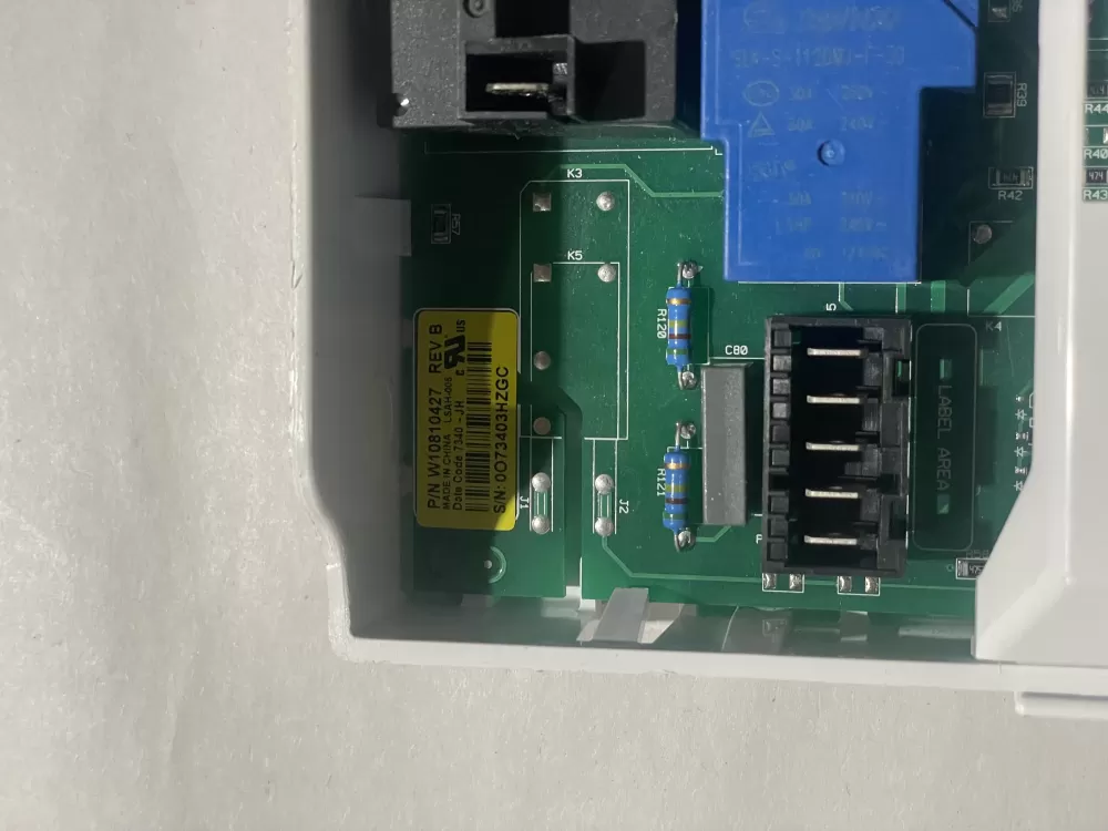 Whirlpool W10810427 Dryer Control Board AZ191273 | KM2321