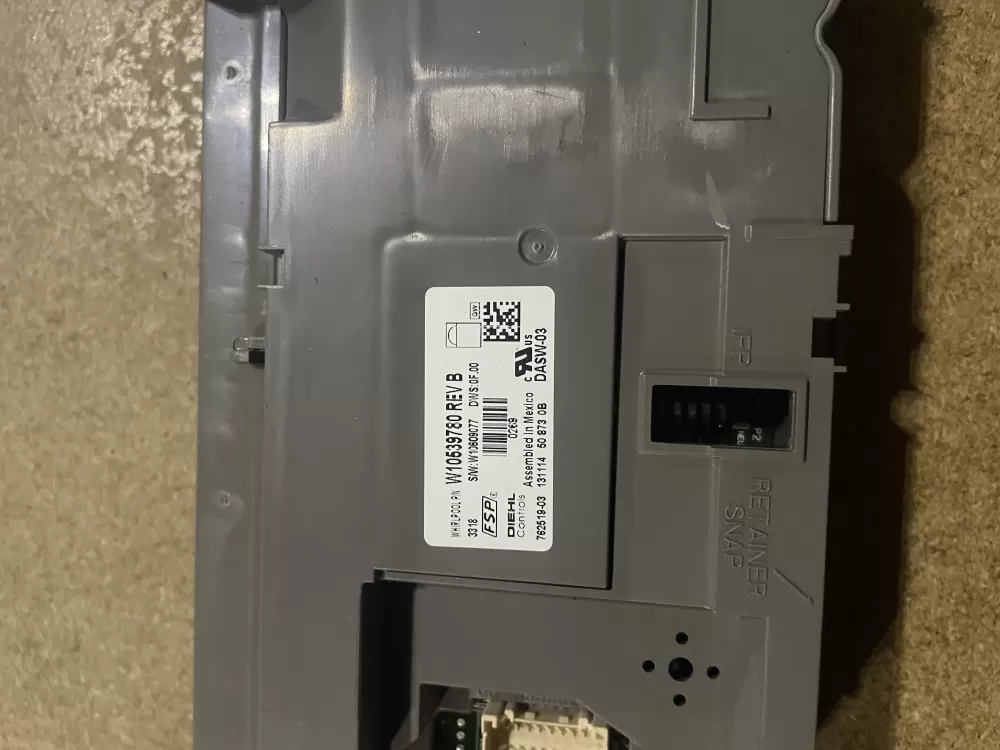 Whirlpool W10539780 W10597041 PS8260224 Dishwasher Control Board AZ27914 | KM264