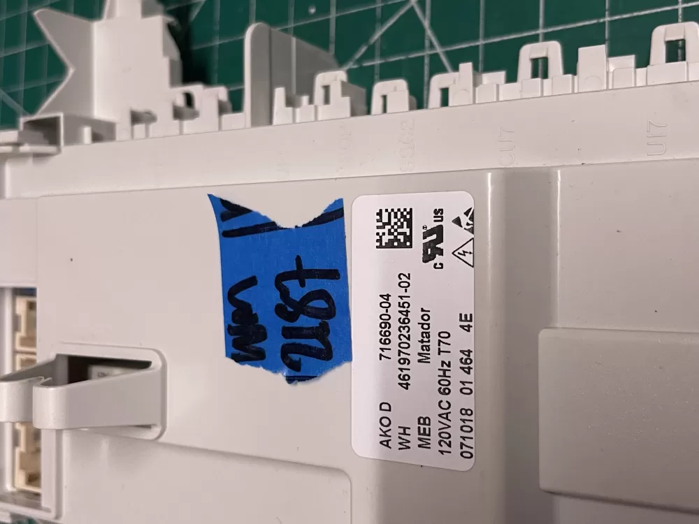 Whirlpool Kenmore 716690 07 Washer Control Board W10156258 AZ203816 | Wm2187