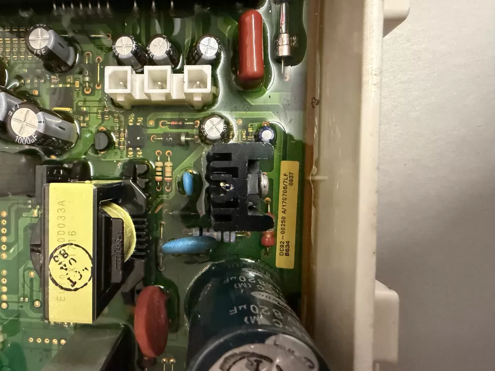 Samsung DC92-00250A DC92-00250 Washer Control Board AZ220929 | KMV828