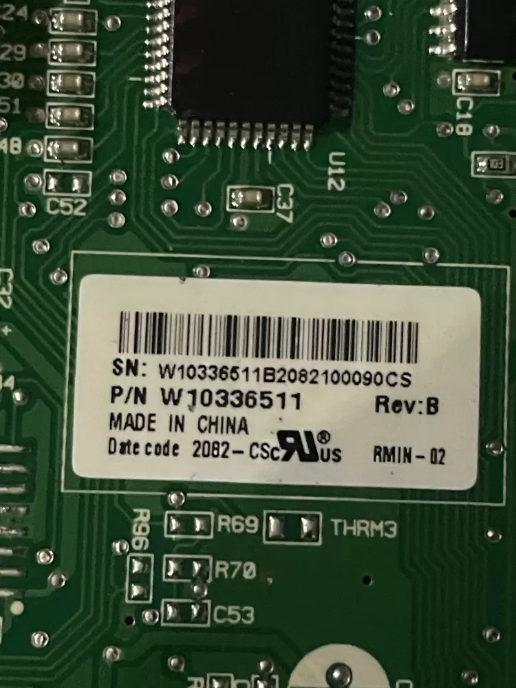 Maytag KitchenAid W10336511 Refrigerator Control Board AZ38287 | Wm512