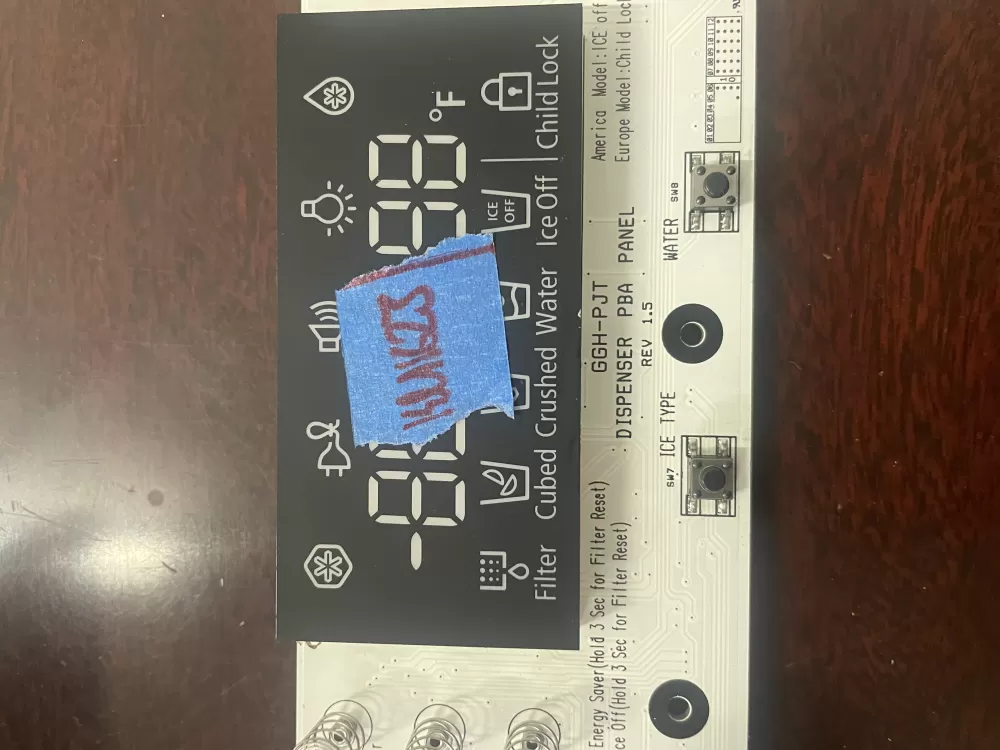 Samsung DA41-00522A Refrigerator Dispenser Control Board AZ47573 | KM1623