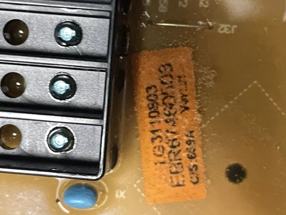 LG EBR67460503 EBR62198103 Washer Control Board AZ18090 | WMV349