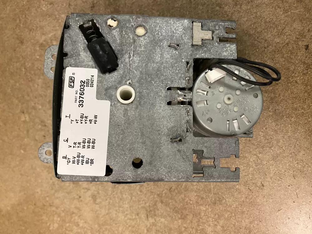 Whirlpool Roper Estate 3376032 8535368 Dishwasher Timer AZ73302 | BK990