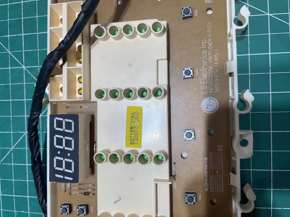 LG 6870EC9259A 6871ER2078A Washer Control Board AZ153220 | KMV792