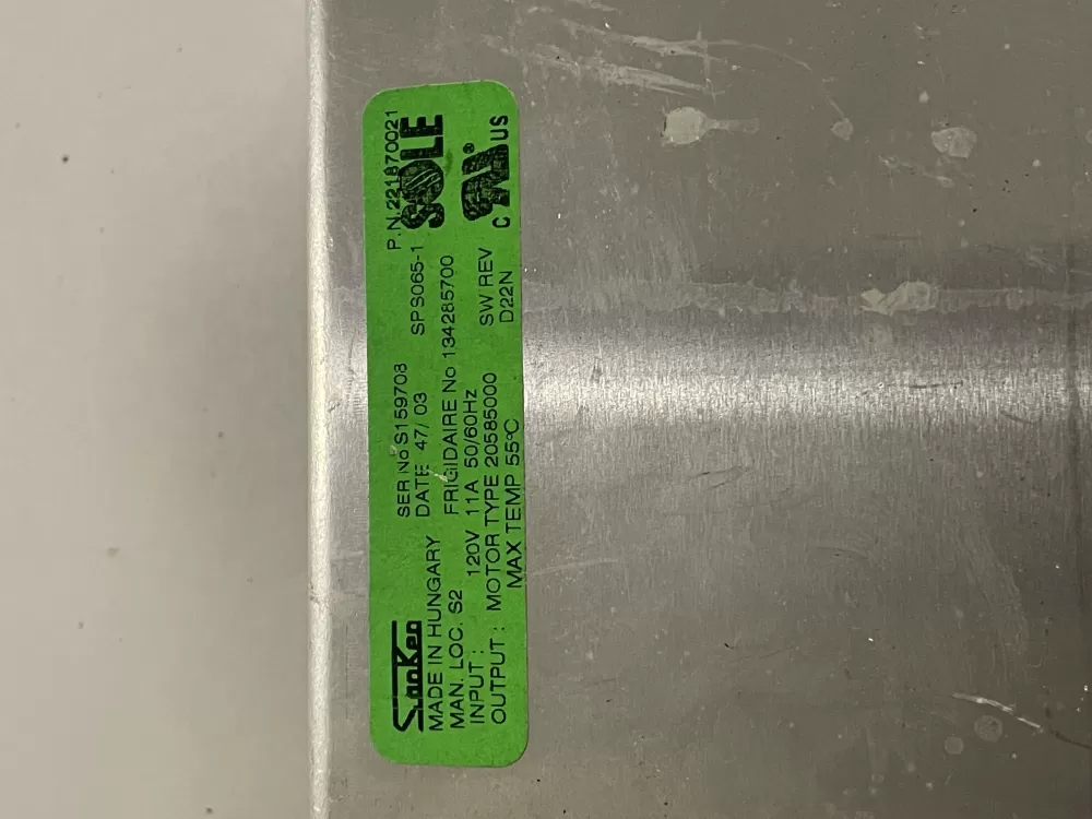 Frigidaire 134285700 Motor control board AZ124804 | KMV79