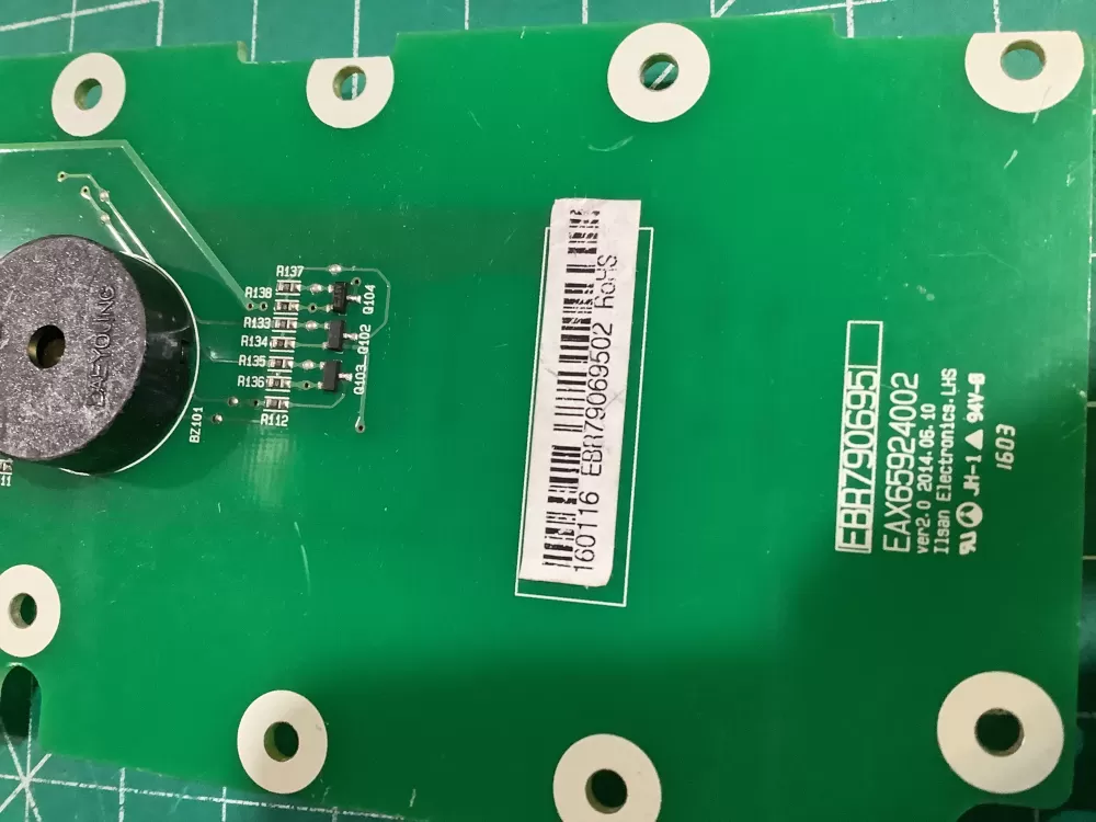 LG Refrigerator Ebr790695 Eax65924002 Dispenser Control Board AZ153048 | NR16