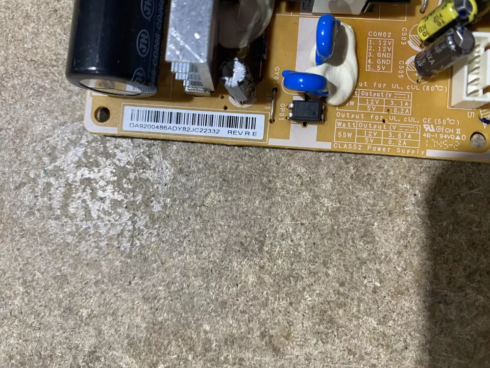 Samsung DA92-00486A AP5914912 Refrigerator Control Board AZ68688 | BK2017