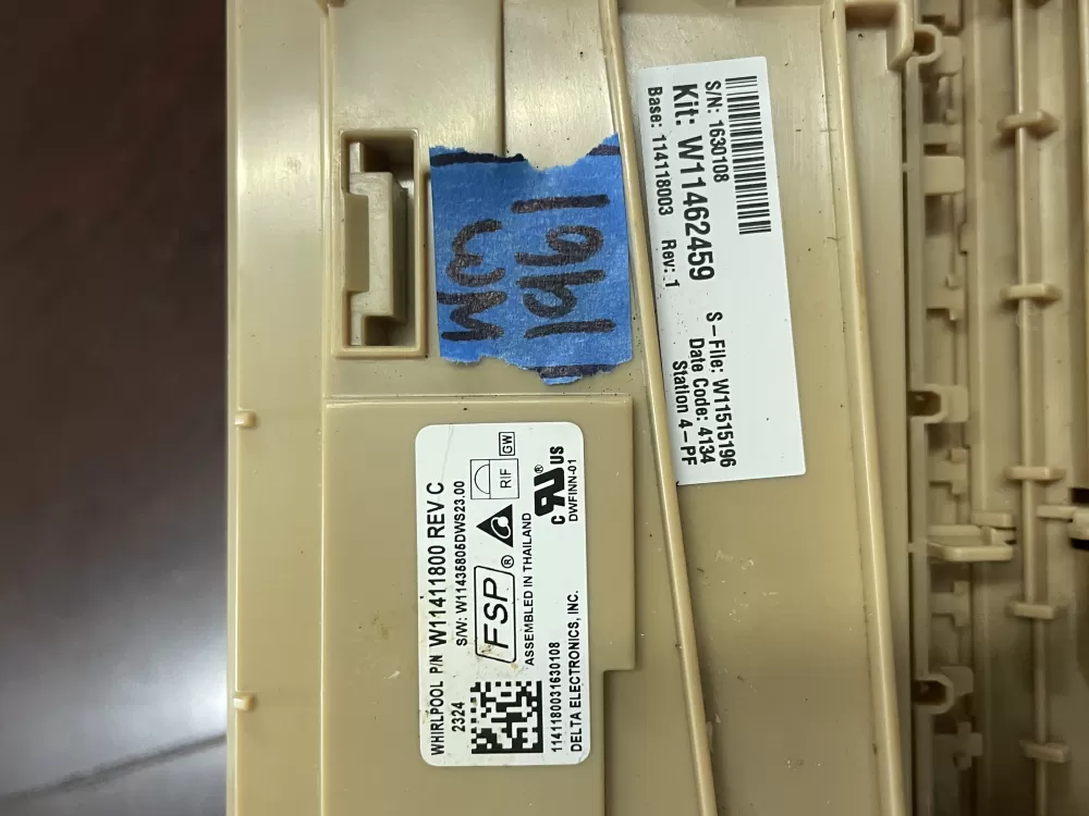 Maytag Whirlpool W11411800 Dishwasher Control Board AZ87401 | Wm1961
