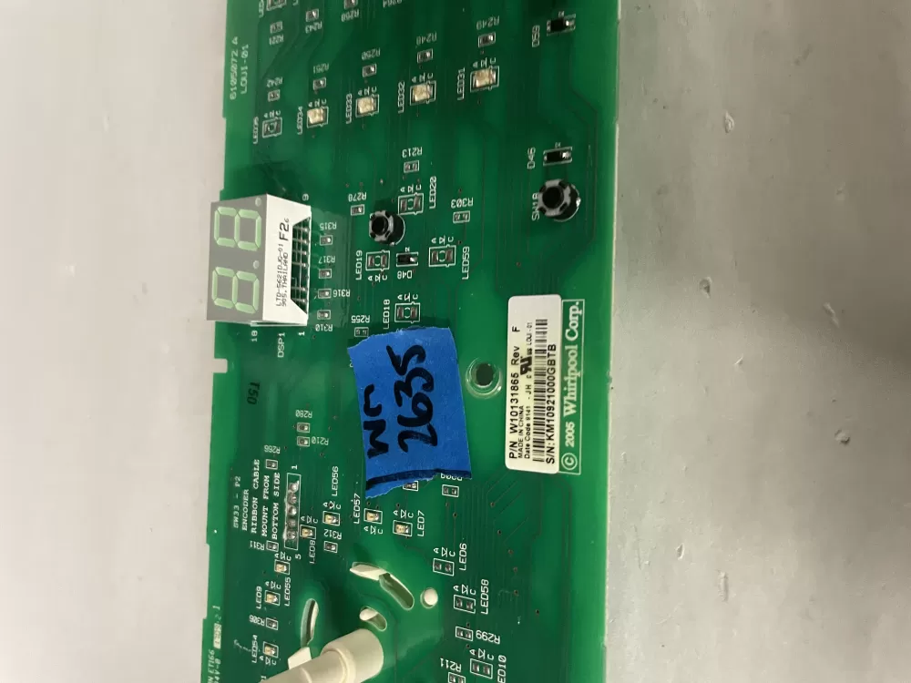 Whirlpool Kenmore W10131865 W10131871 Washer Board Control AZ224796 | Wm2635