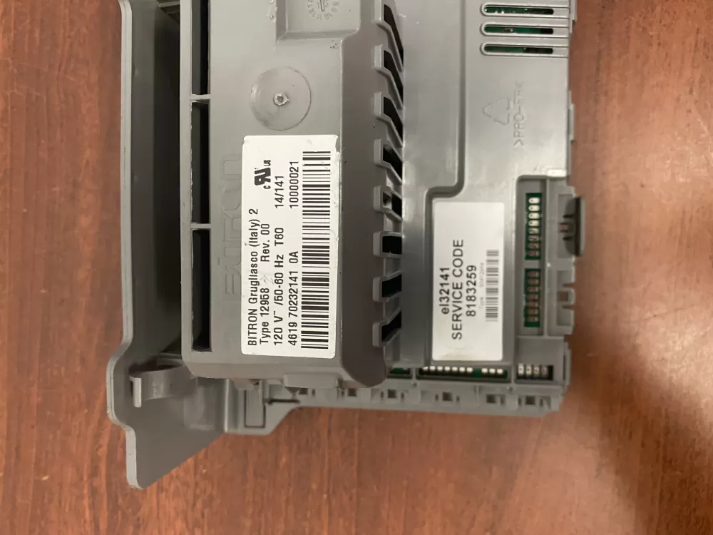 Whirlpool WP8183259  AP6011882  461970232141  4619 70232141 0A  8183259  1266667  PS11745082 Washer Main Control Board