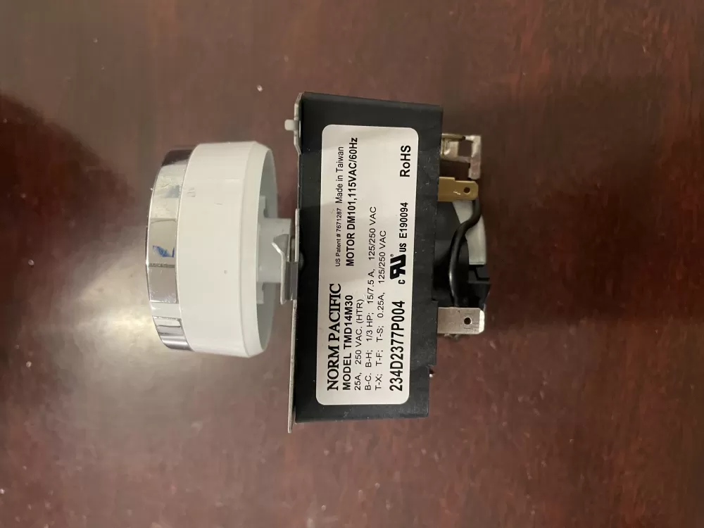 GE WE04X24550  AP6031056  WE04X24549  4546121  PS11763064  TMD14M30  234D2377P004 Dryer Timer
