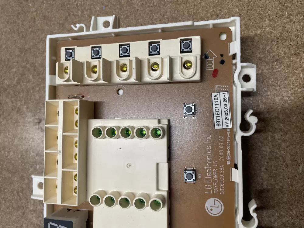 LG Kenmore 6870EC9139A 6871EC1116A Washer Control Board AZ17887 | KMV167
