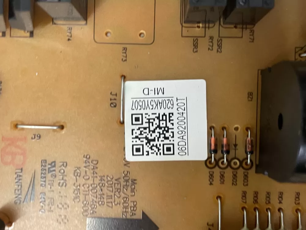 Samsung DA92 00420T DA9200420T Refrigerator Control Board AZ52360 | Wm1899