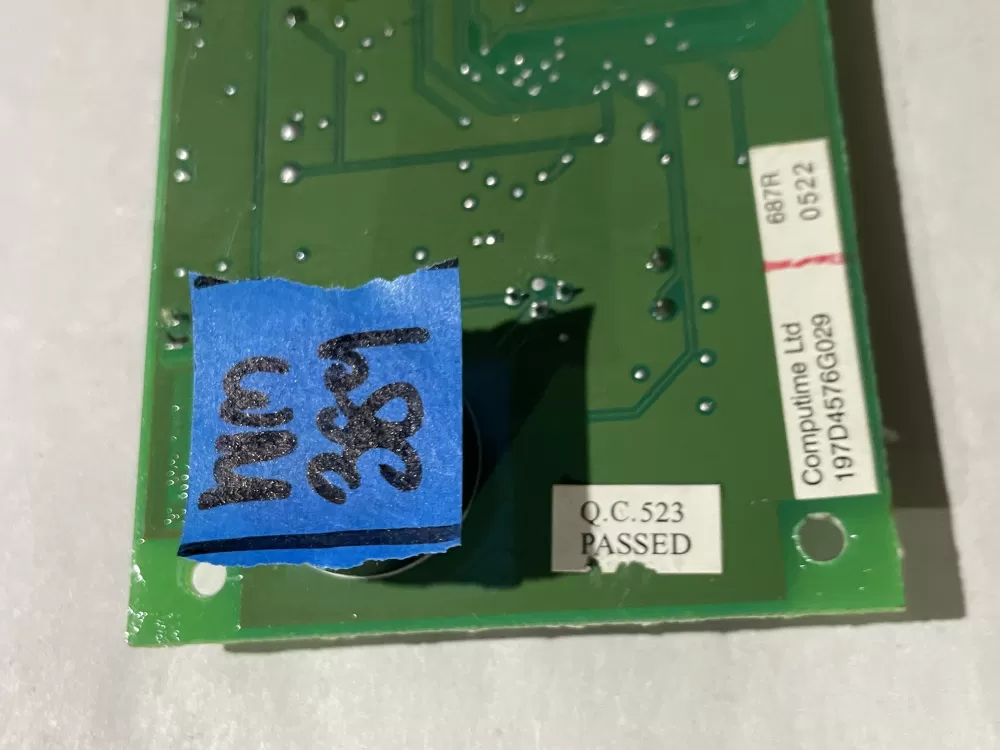 GE 197D4576G029 Refrigerator Control Board Dispenser AZ200634 | Wm389