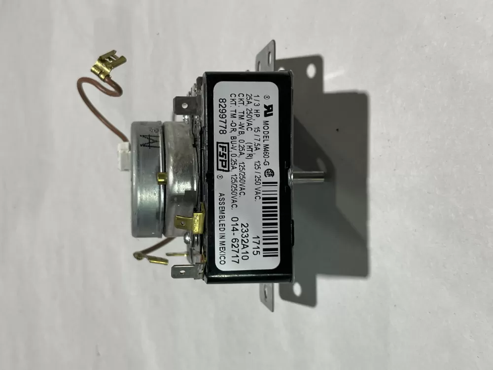 Whirlpool  Kenmore  Inglis  Estate  Amana WP8299778  AP6012586  8299778  909729  PS11745796 Washer Timer