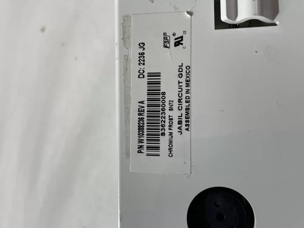 Whirlpool W10388236 Refrigerator Control Dispenser Board AZ199770 | Wm2791