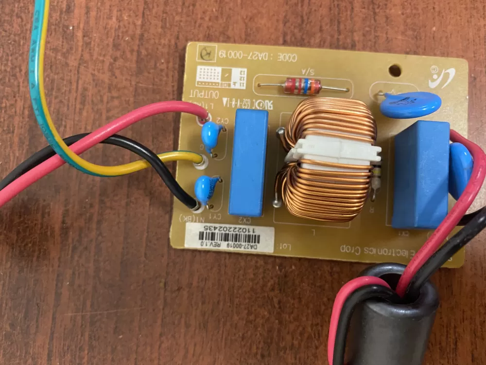 Samsung DA27-00019K Refrigerator Control Board Filter Noise AZ42740 | BK1742