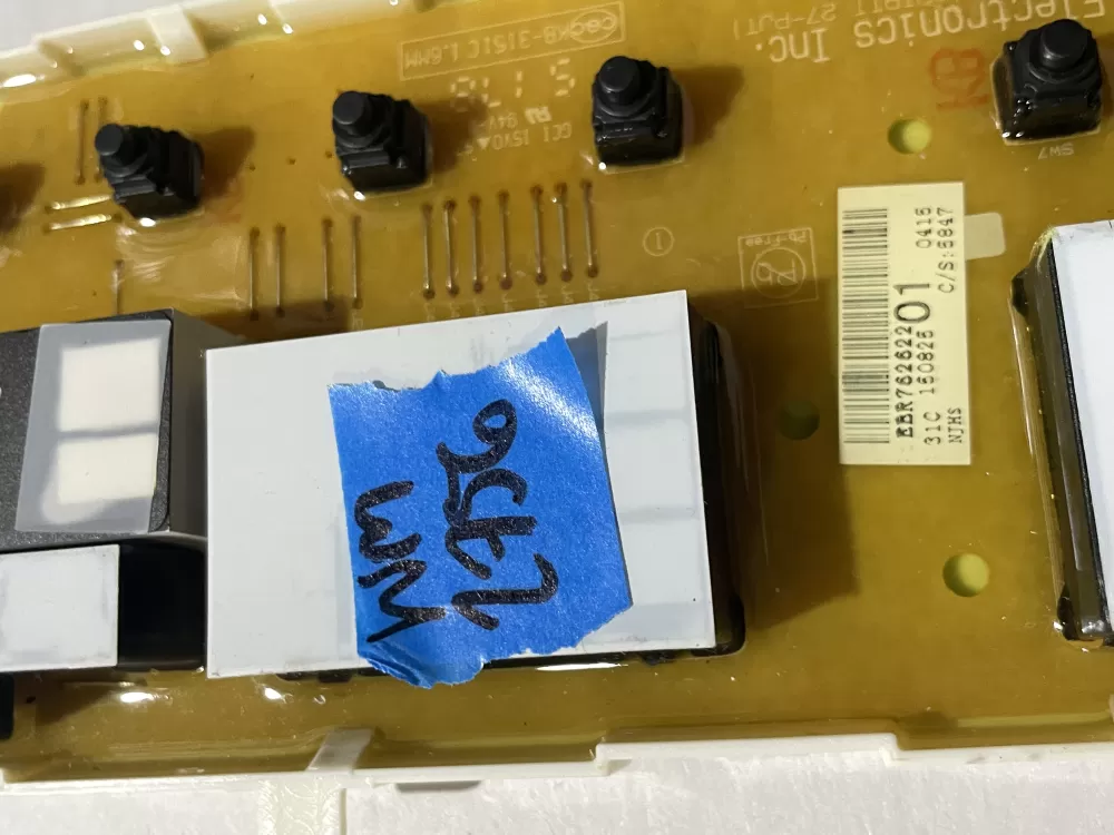 LG EBR76262201 EBR75446006 PS7793226 Washer Control Board