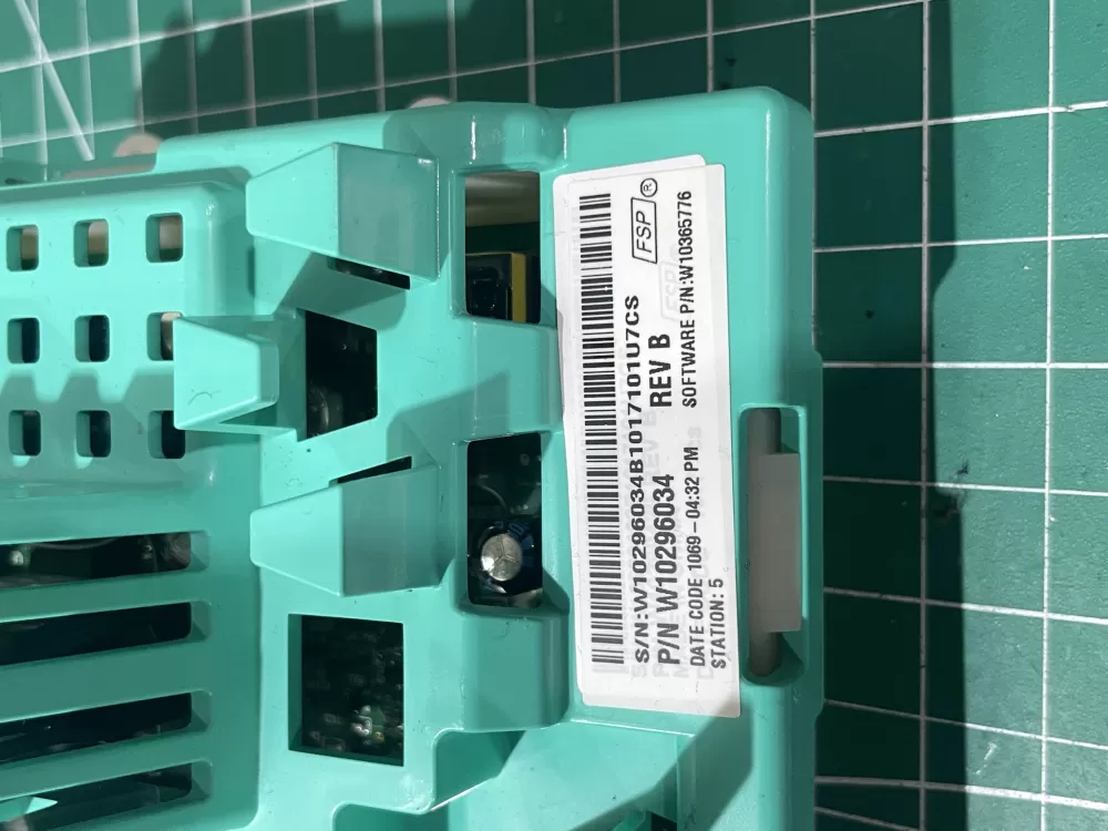 Whirlpool W10296037 electronic control board AZ197513 | Wm2735