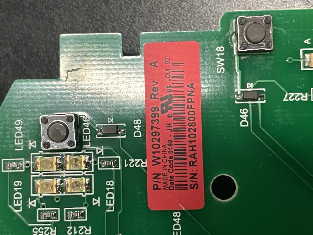 Whirlpool W10297399 W10211353 WPW10297399 Washer Control Board AZ12469 | 642