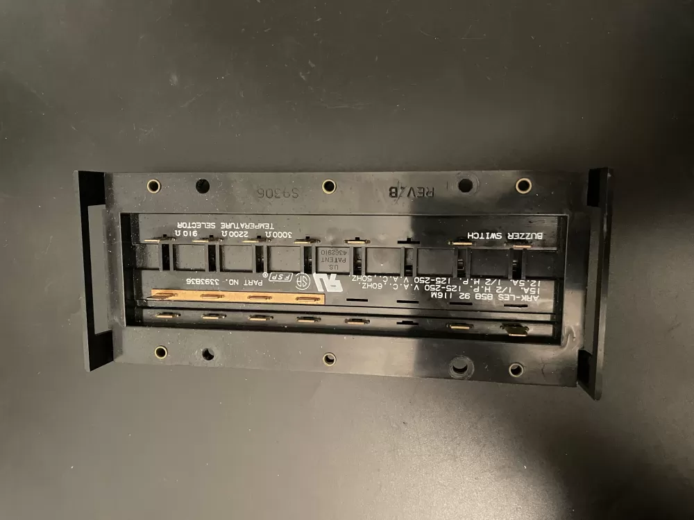 Whirlpool 3393836 Dryer Control Board Switch AZ92823 | KM1143