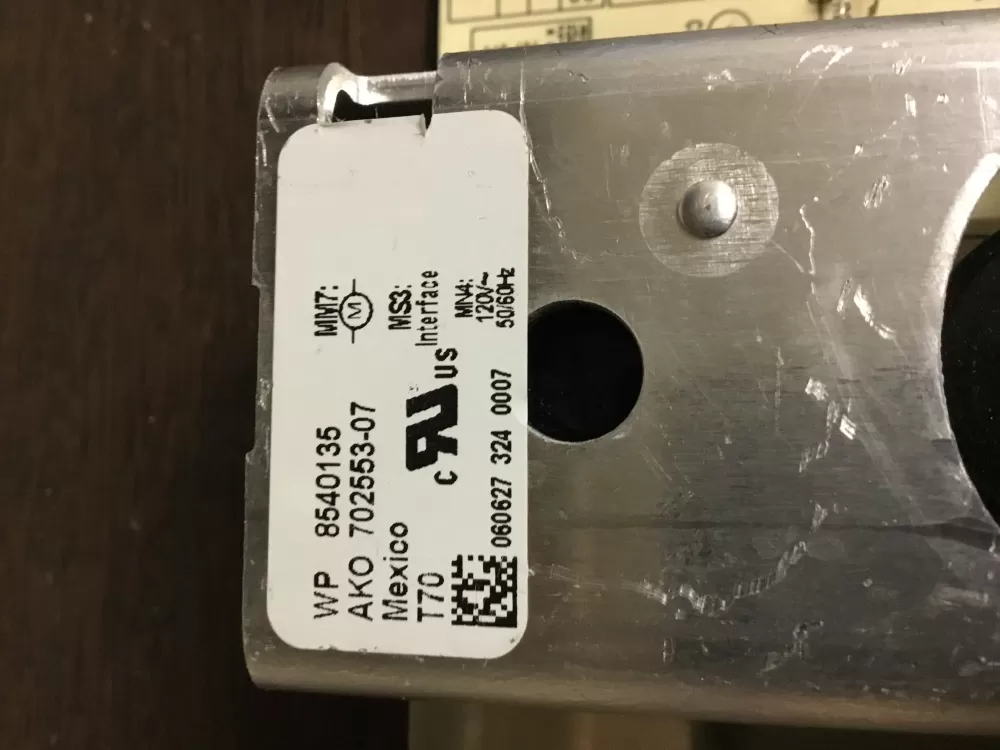 Whirlpool 8540135 8540138 Washer Control Board Motor Mcu AZ16431 | NR27