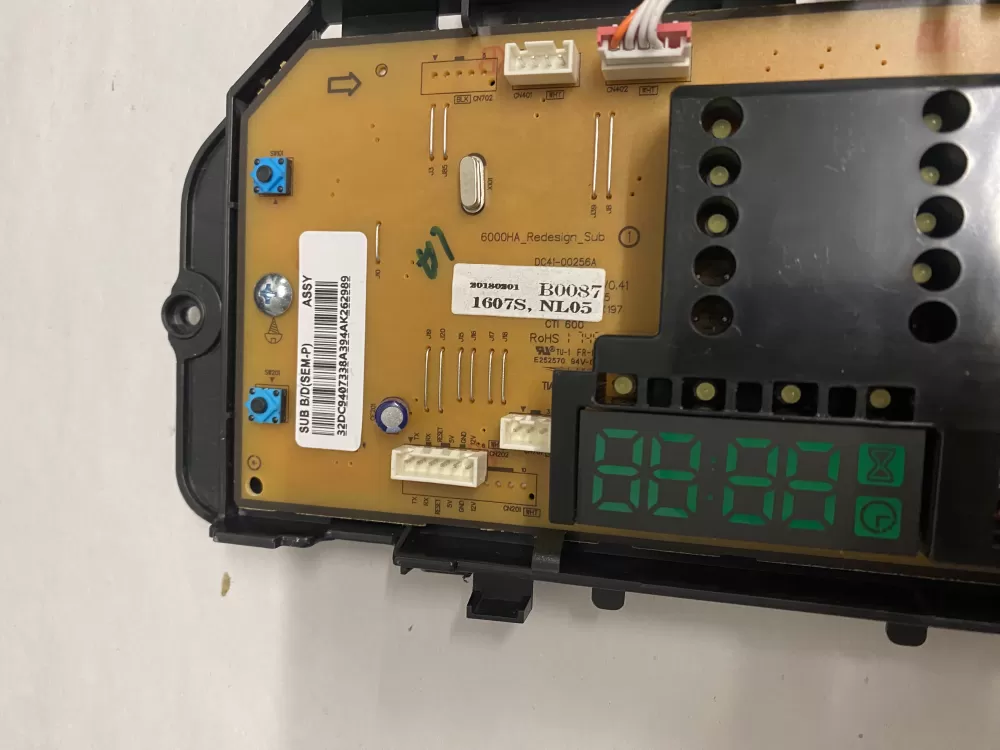 Samsung DC94 07338A Washer Control Board AZ224987 | BKV78