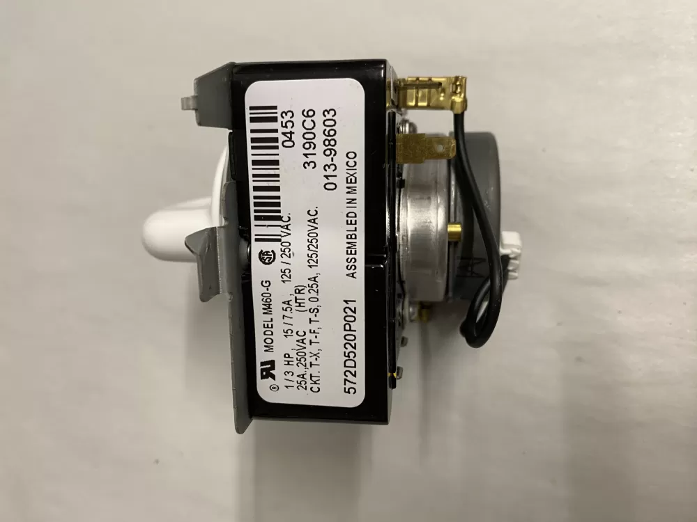 GE 572D520P021 WE4M271 Dryer Timer