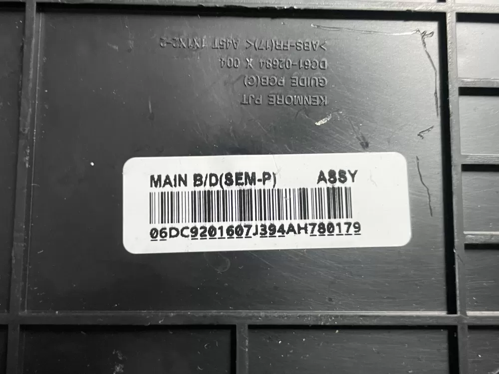 Samsung DC92 01607J Dryer Control Board Panel AZ9392 | WMV61