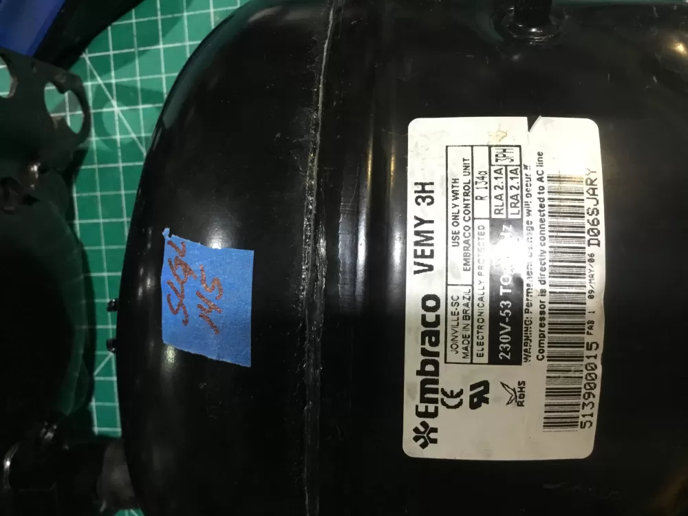 Miele VEMY3H 7813181 B23 Compressor AZ150391 | SL145