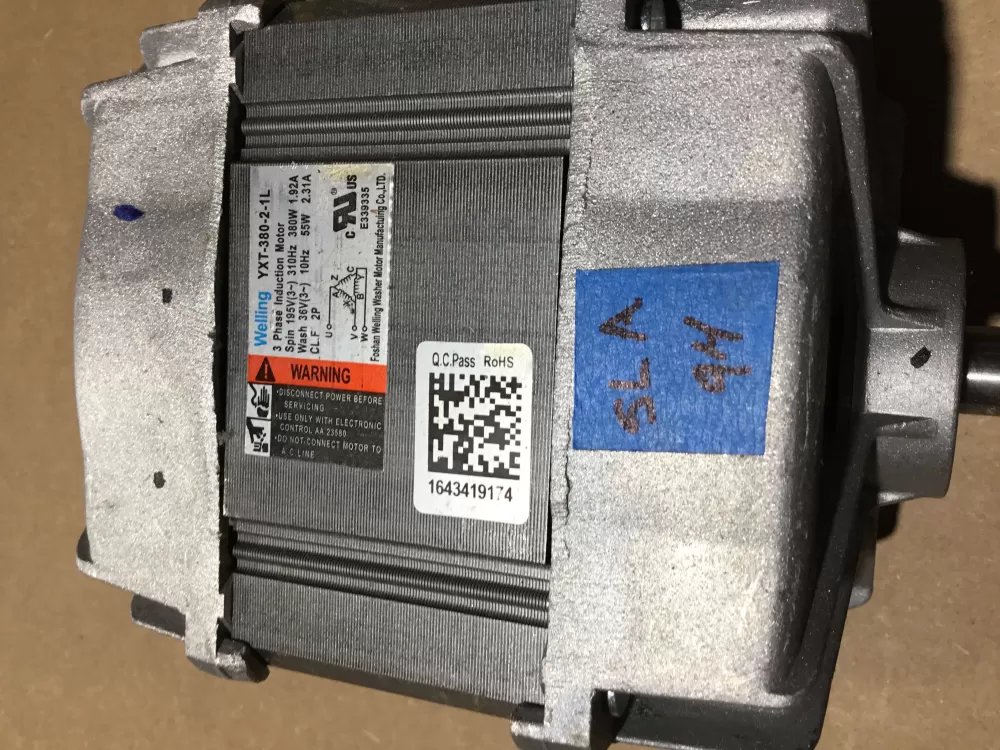 Electrolux Frigidaire Welling Washer Motor YXT-380-2-1L AZ91966 | SL94