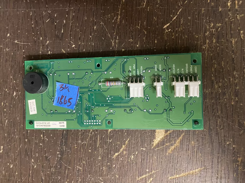 GE 197D4576G029 Refrigerator Control Board Dispenser AZ52729 | BK1865