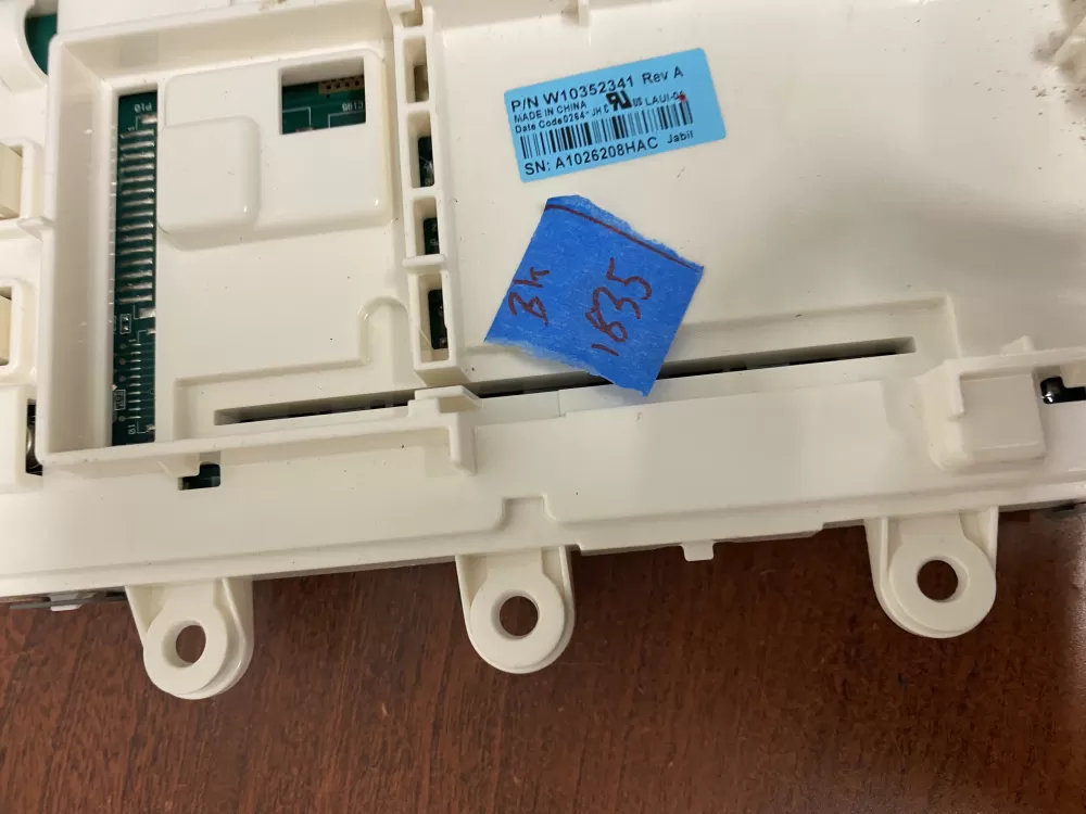 Whirlpool W10352341 Dryer Control Board AZ50922 | BK1835