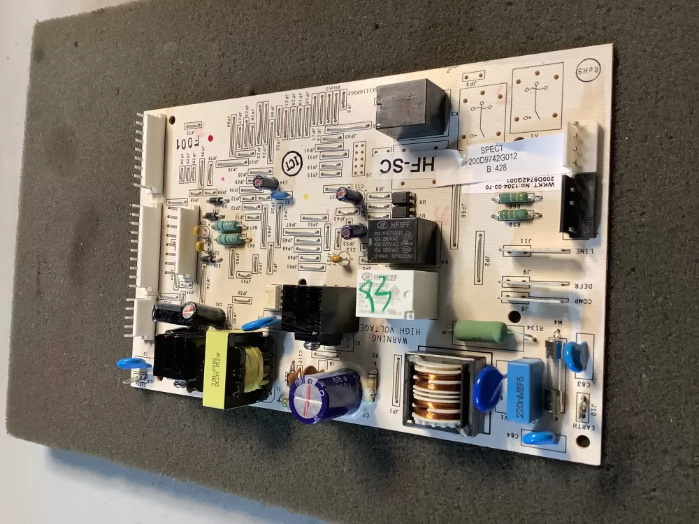 GE 200D9742G012 EBX1110P002 Refrigerator Control Board