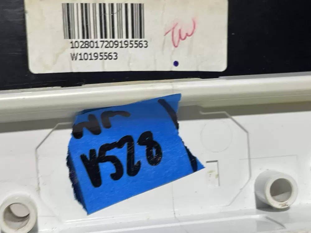 KitchenAid AP6022122 W10195563 Dishwasher Control Board Panel AZ141488 | Wmv528