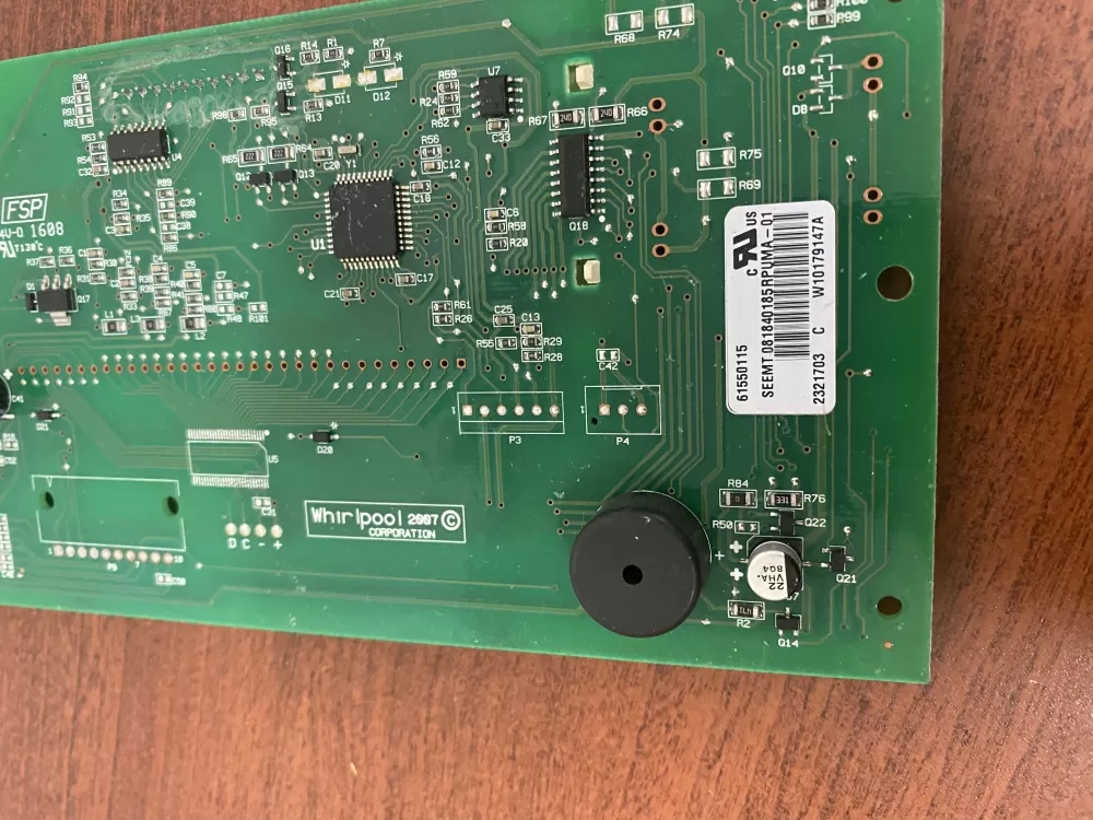 Whirlpool W10179147 Refrigerator Dispenser Control Board AZ41119 | BK1716