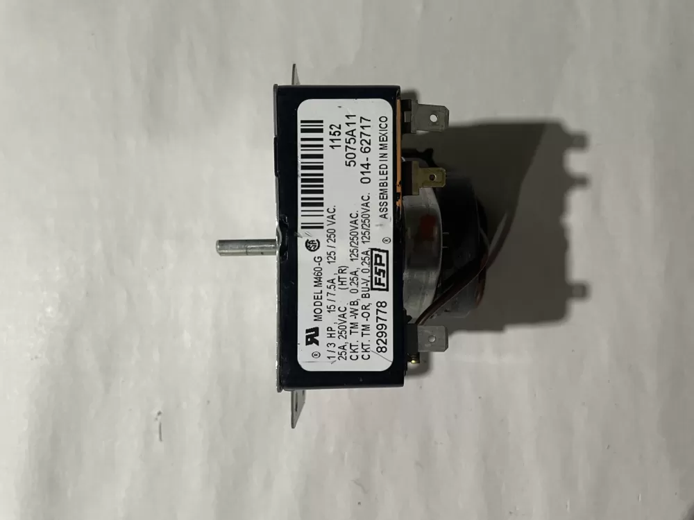Whirlpool  Kenmore  Inglis  Estate  Amana WP8299778  AP6012586  8299778  909729  PS11745796 Washer Timer
