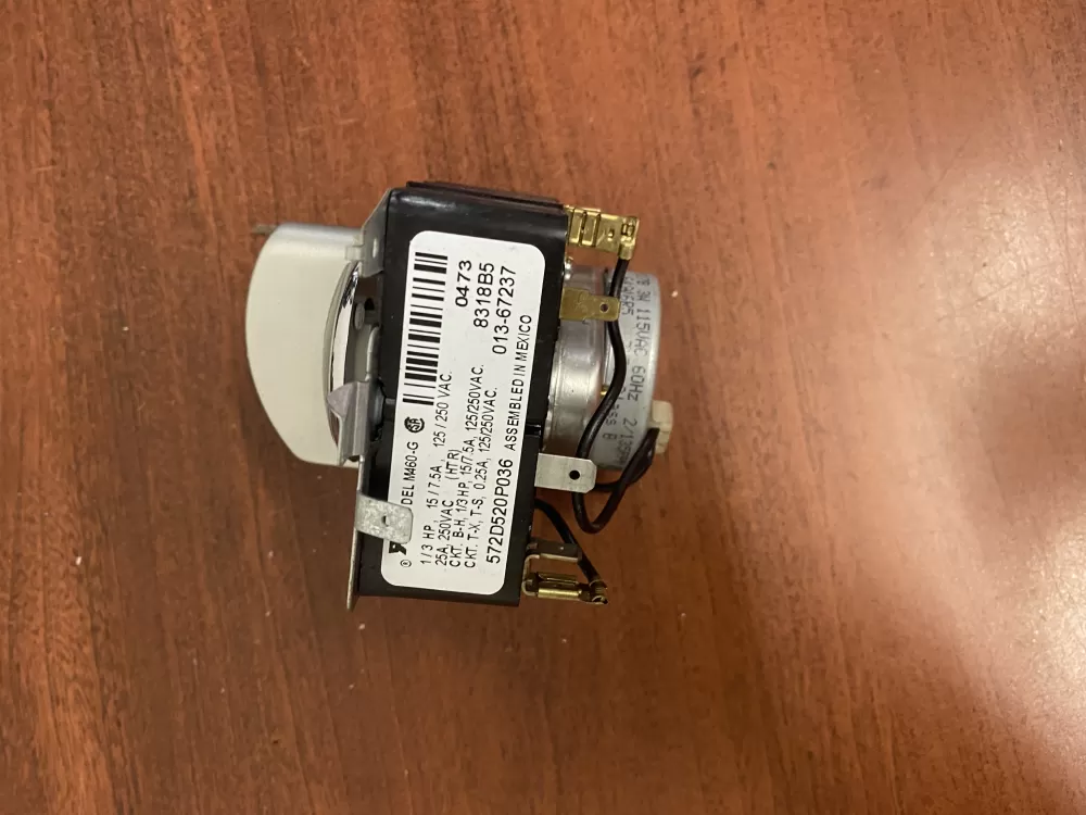 GE 572D520P036 WE4M370 Dryer Timer AZ43513 | BK1047