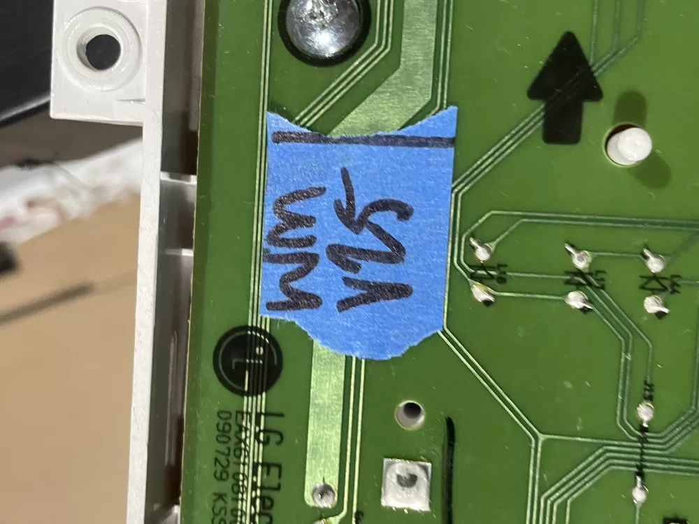LG EBR62280705 Eax61081001 Washer Control Board AZ97128 | Wmv25