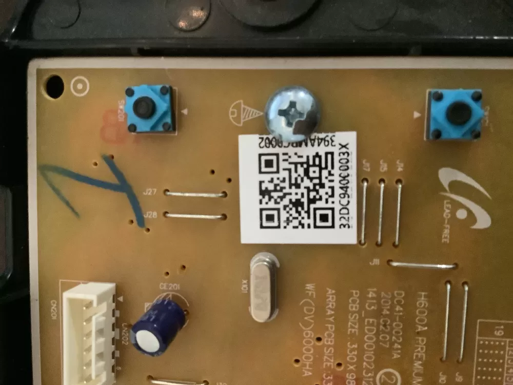 Samsung DC92-01622G  DC41-00241A  DC94-04345G  AP5916801  3996770  PS9605972 Washer Control Board