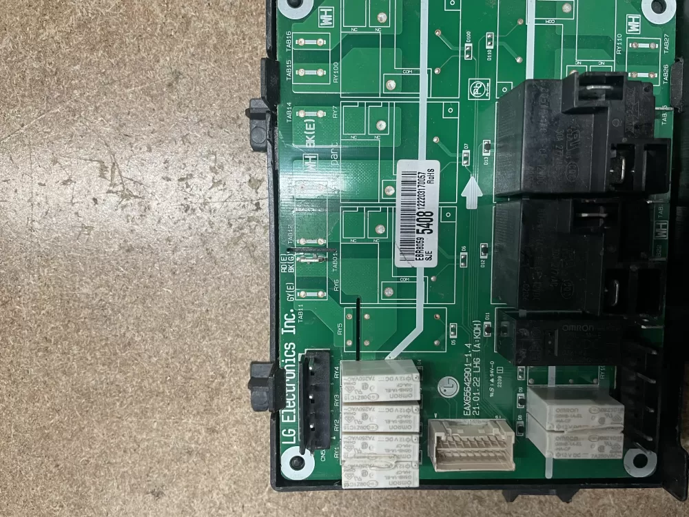 LG EBR80595408 Range Relay Control Board AZ14191 | KM779