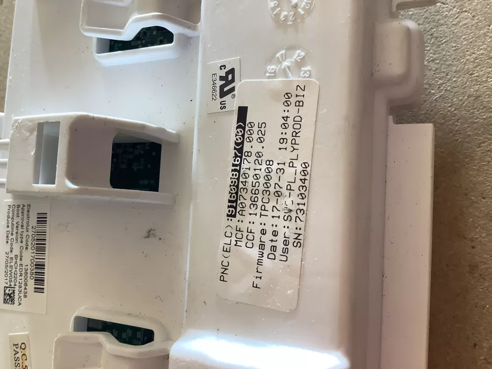 Electrolux 136006438 Dryer Control Board AZ169227 | NRV6