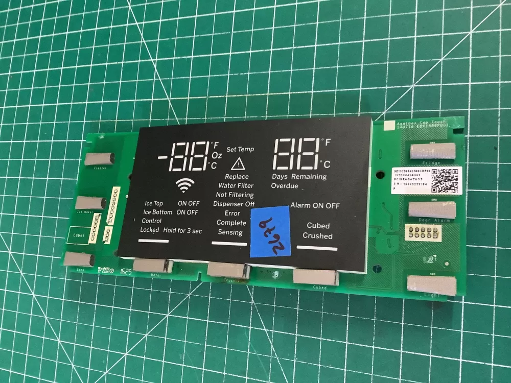GE WR55X41025 197D8542G002 Refrigerator Control Board AZ180697 | NR2679
